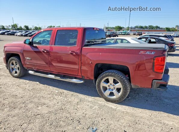 3GCUKREC5HG219773 2017 CHEVROLET SILVERADO Red Trasero izquierdo