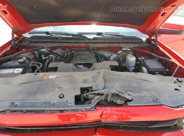 3GCUKREC5HG343235 2017 CHEVROLET SILVERADO Red Вид задньої частини салону