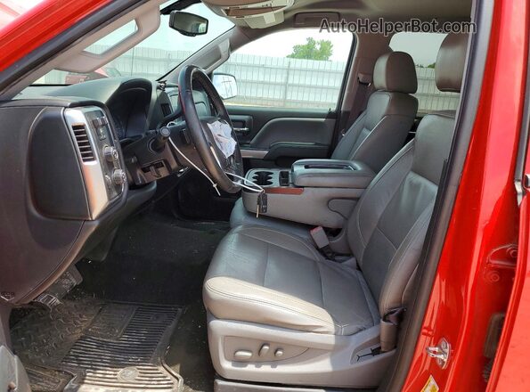 3GCUKREC5HG343235 2017 CHEVROLET SILVERADO Red Вид салону спереду