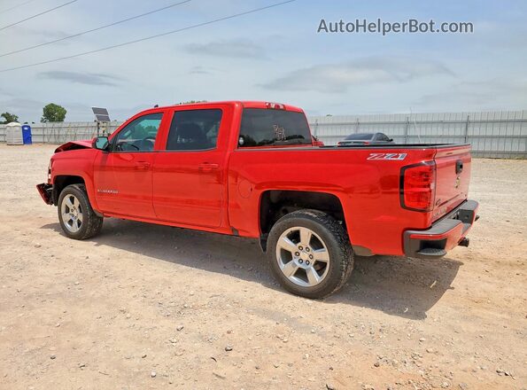 3GCUKREC5HG343235 2017 CHEVROLET SILVERADO Red Задня ліва чверть