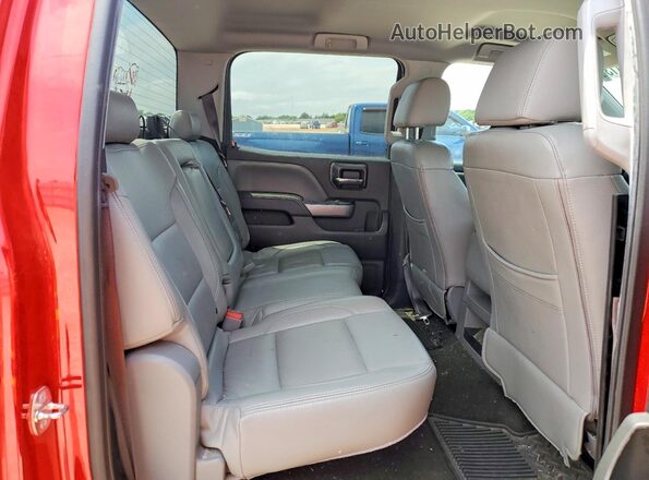3GCUKREC5HG343235 2017 CHEVROLET SILVERADO Red Вид задніх сидінь