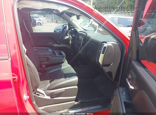 3GCUKREC5HG384481 2017 CHEVROLET SILVERADO Red წინა სალონის ხედი