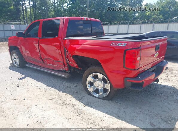 3GCUKREC5HG384481 2017 CHEVROLET SILVERADO Red უკანა მარცხენა
