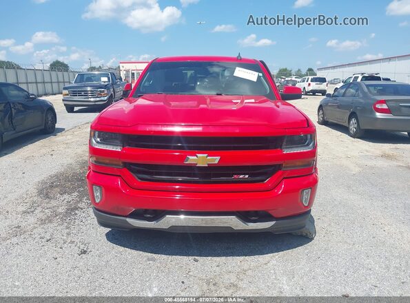 3GCUKREC5HG384481 2017 CHEVROLET SILVERADO Red ხელსაწყოთა პანელის ხედი