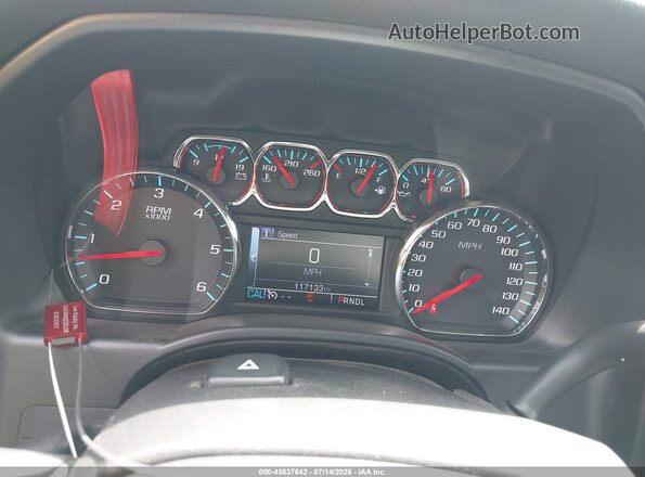 3GCUKREC5HG416040 2017 CHEVROLET SILVERADO Silver უკანა სავარძლების ხედი