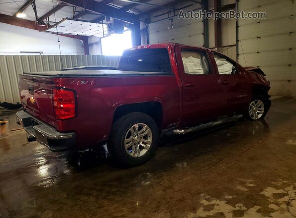3GCUKREC5JG170421 2018 CHEVROLET SILVERADO Maroon Задня права чверть