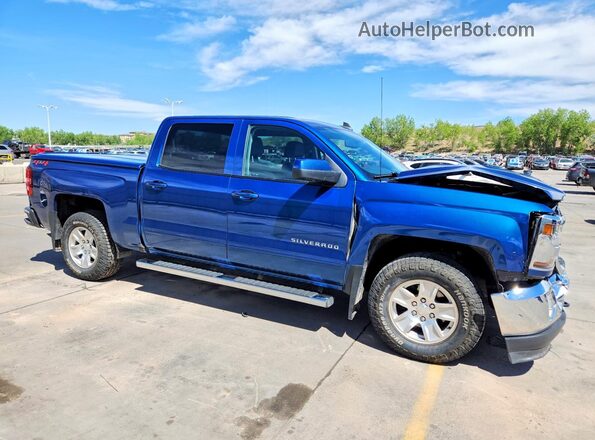 3GCUKREC5JG257011 2018 CHEVROLET SILVERADO Blue Przód prawy