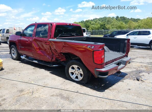 3GCUKREC5JG511865 2018 CHEVROLET SILVERADO Красный Задняя левая четверть