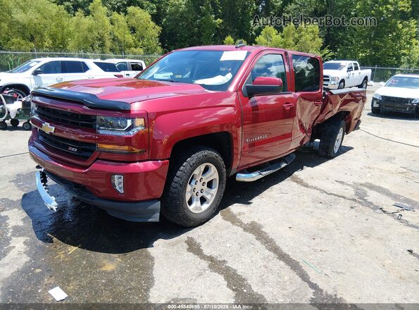 3GCUKREC5JG511865 2018 CHEVROLET SILVERADO Красный Передняя левая четверть