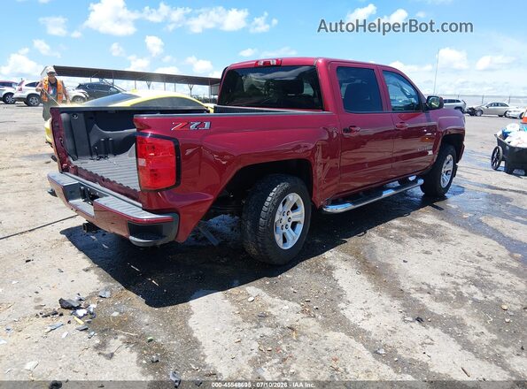 3GCUKREC5JG511865 2018 CHEVROLET SILVERADO Красный Задняя правая четверть