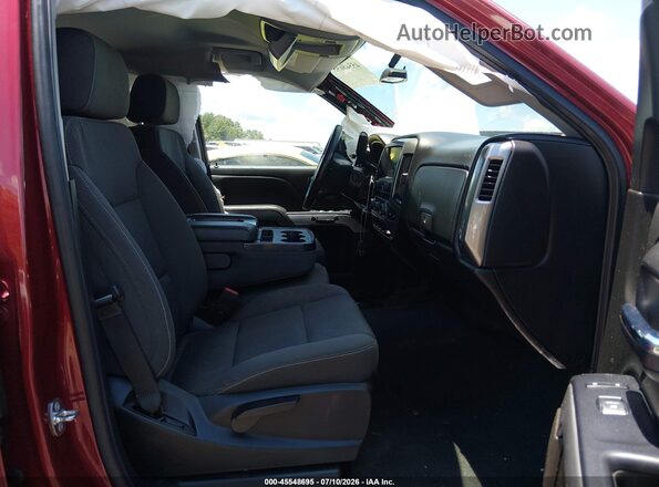 3GCUKREC5JG511865 2018 CHEVROLET SILVERADO Красный Вид салона спереди