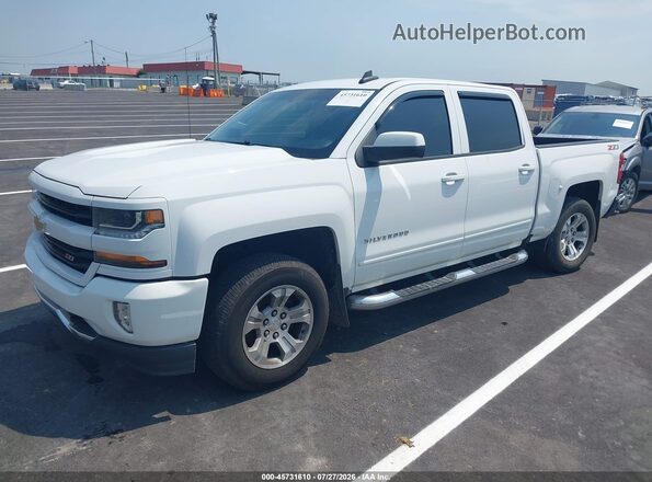 3GCUKREC5JG563108 2018 CHEVROLET SILVERADO Белый Передняя левая четверть