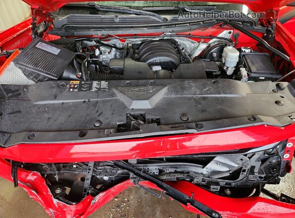 3GCUKREC6GG346935 2016 CHEVROLET SILVERADO Red უკანა სალონის ხედი