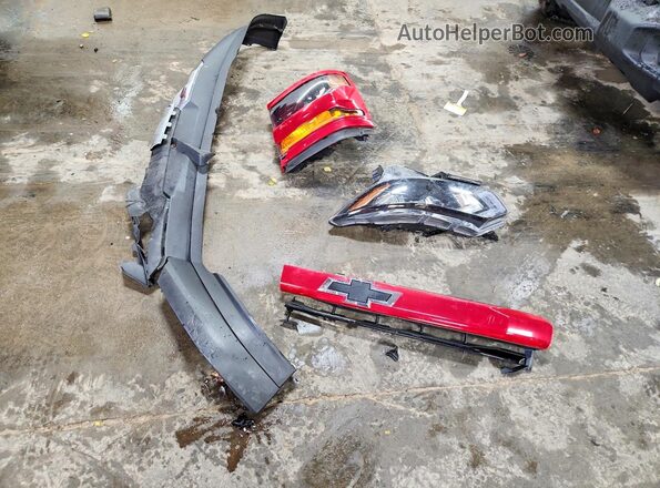 3GCUKREC6GG346935 2016 CHEVROLET SILVERADO Red ძრავის განყოფილების ხედი