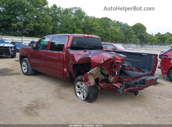 3GCUKREC6GG376372 2016 CHEVROLET SILVERADO Темно-бордовый Задняя левая четверть