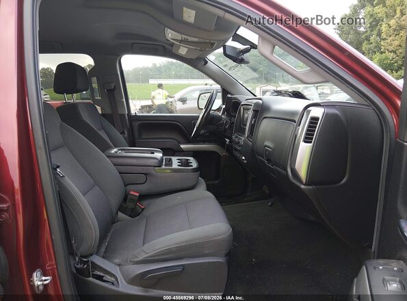 3GCUKREC6GG376372 2016 CHEVROLET SILVERADO Темно-бордовый Вид салона спереди