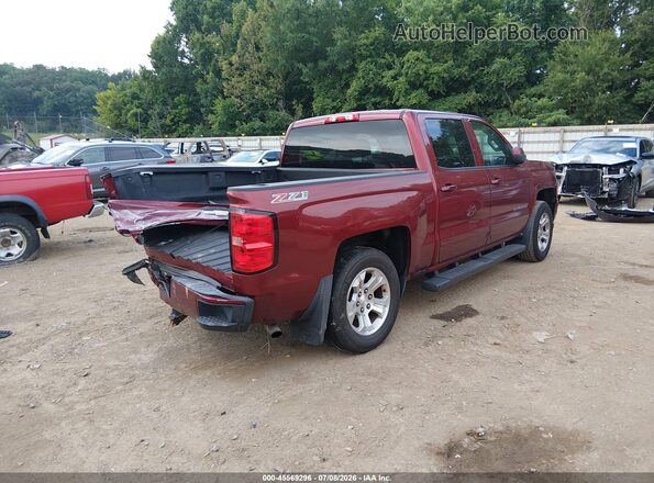 3GCUKREC6GG376372 2016 CHEVROLET SILVERADO Темно-бордовый Задняя правая четверть