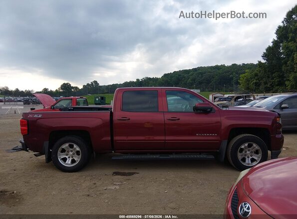 3GCUKREC6GG376372 2016 CHEVROLET SILVERADO Темно-бордовый Вид задней части салона