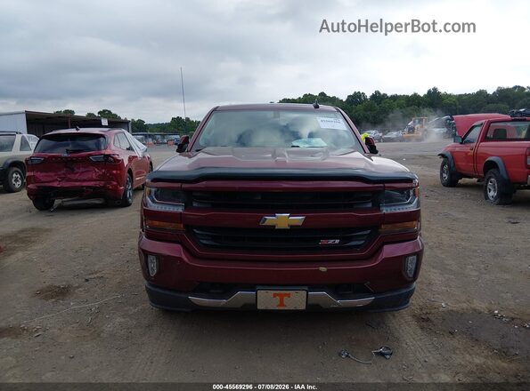 3GCUKREC6GG376372 2016 CHEVROLET SILVERADO Темно-бордовый Вид щитка приборов