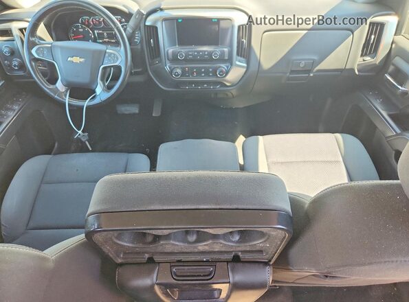 3GCUKREC6HG160197 2017 CHEVROLET SILVERADO Silver Dashboard view