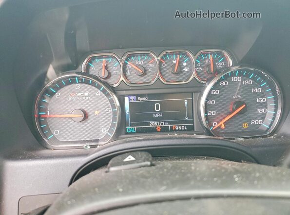 3GCUKREC6HG458247 2017 CHEVROLET SILVERADO Black Vista del cuadro de instrumentos