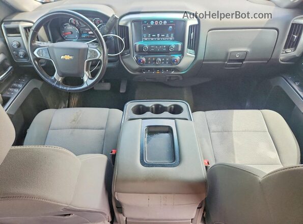 3GCUKREC6HG464663 2017 CHEVROLET SILVERADO Silver Вид панелі приладів