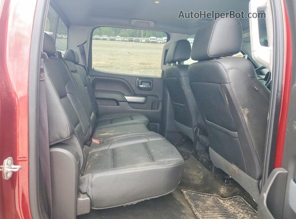 3GCUKREC7GG233673 2016 CHEVROLET SILVERADO Red Widok tylnych siedzeń