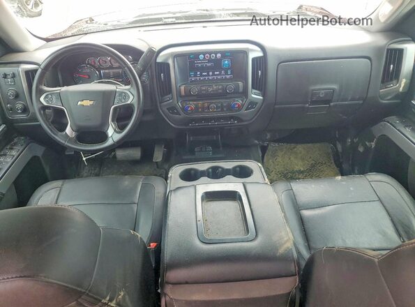 3GCUKREC7GG233673 2016 CHEVROLET SILVERADO Red Widok deski rozdzielczej