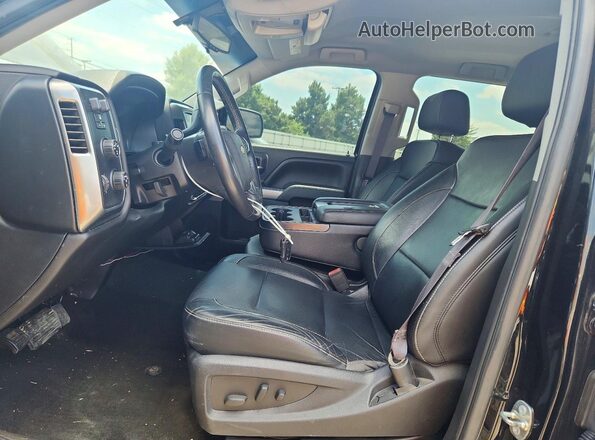 3GCUKREC7GG248836 2016 CHEVROLET SILVERADO Black Widok wnętrza z przodu