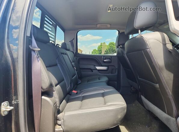 3GCUKREC7GG248836 2016 CHEVROLET SILVERADO Black Widok tylnych siedzeń