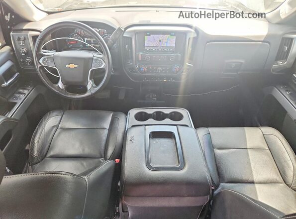 3GCUKREC7GG248836 2016 CHEVROLET SILVERADO Black Widok deski rozdzielczej