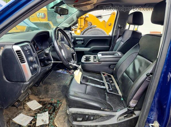 3GCUKREC7GG282632 2016 CHEVROLET SILVERADO Blue Front interior view