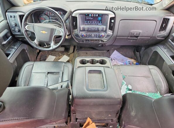 3GCUKREC7GG282632 2016 CHEVROLET SILVERADO Blue Dashboard view