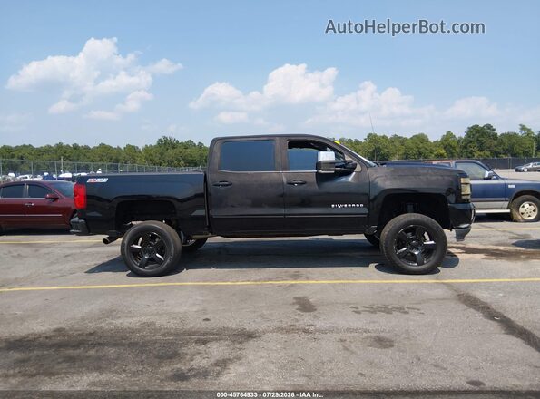 3GCUKREC7GG366627 2016 CHEVROLET SILVERADO Black უკანა სალონის ხედი