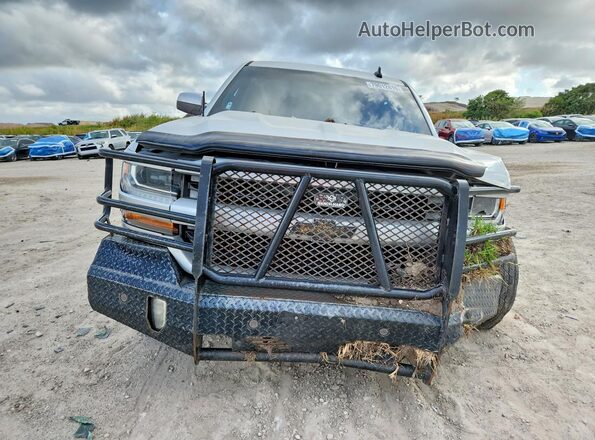 3GCUKREC7GG376316 2016 CHEVROLET SILVERADO Silver Widok z przodu