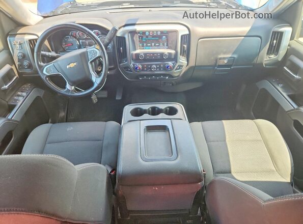 3GCUKREC7JG410729 2018 CHEVROLET SILVERADO Blue Vista del salpicadero