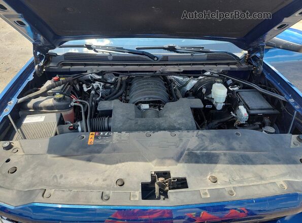 3GCUKREC7JG410729 2018 CHEVROLET SILVERADO Blue Vista interior trasera