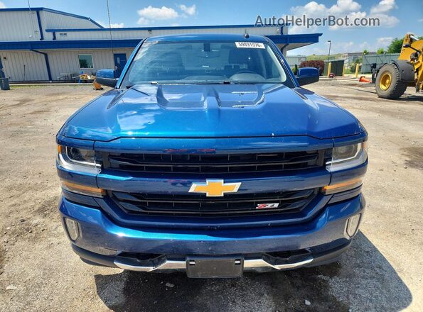 3GCUKREC7JG410729 2018 CHEVROLET SILVERADO Blue Vista frontal