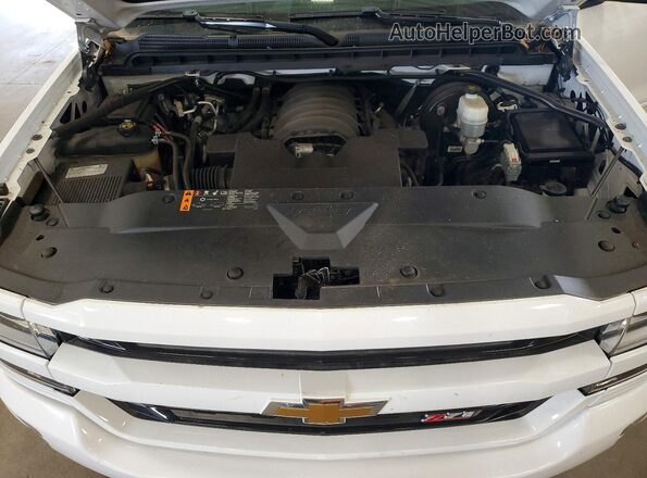 3GCUKREC7JG474219 2018 CHEVROLET SILVERADO White Вид задньої частини салону