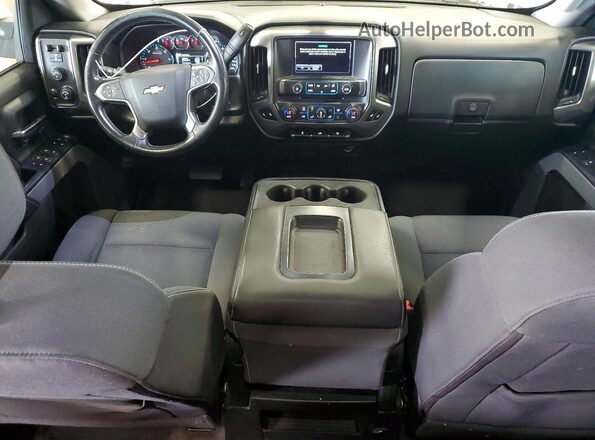 3GCUKREC7JG474219 2018 CHEVROLET SILVERADO White Вид панелі приладів