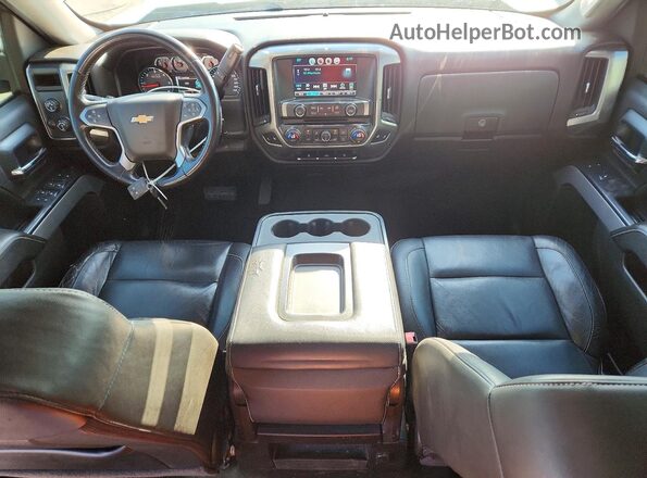 3GCUKREC8GG189599 2016 CHEVROLET SILVERADO Gray Dashboard view