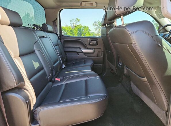 3GCUKREC8GG189599 2016 CHEVROLET SILVERADO Gray Rear seats view