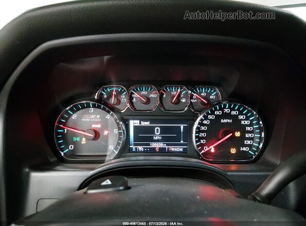 3GCUKREC8GG315198 2016 CHEVROLET SILVERADO Silver Widok tylnych siedzeń