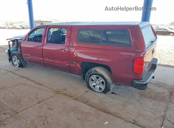 3GCUKREC8HG210856 2017 CHEVROLET SILVERADO Бордовый Задняя левая четверть