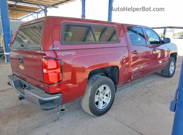 3GCUKREC8HG210856 2017 CHEVROLET SILVERADO Бордовый Задняя правая четверть