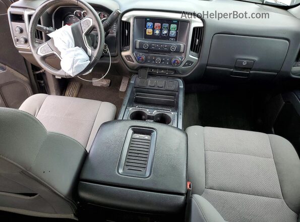 3GCUKREC8HG497972 2017 CHEVROLET SILVERADO Black Widok deski rozdzielczej
