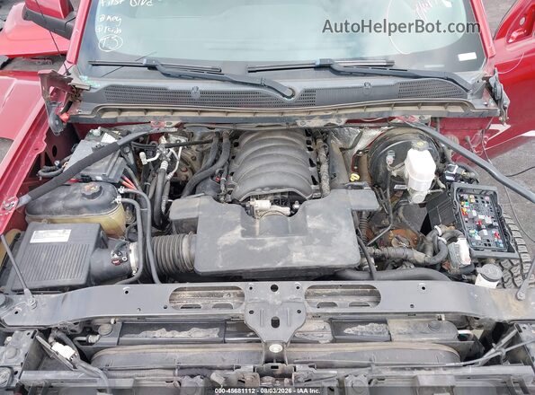 3GCUKREC8JG339685 2018 CHEVROLET SILVERADO Red უკანა ხედი