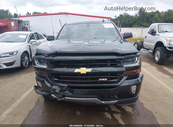 3GCUKREC8JG482555 2018 CHEVROLET SILVERADO Green Rear interior view