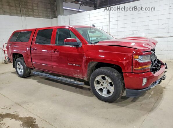 3GCUKREC8JG583370 2018 CHEVROLET SILVERADO Maroon Delantero derecho