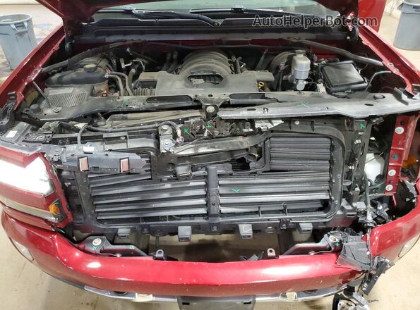 3GCUKREC8JG583370 2018 CHEVROLET SILVERADO Maroon Vista interior trasera